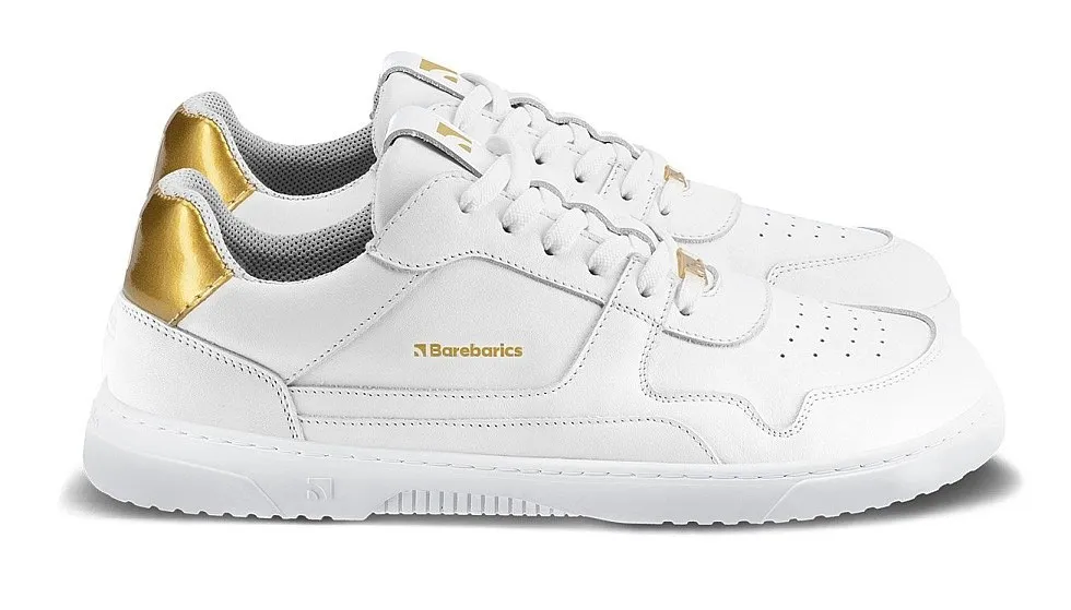 zapatos Barebarics Zing - White & Gold