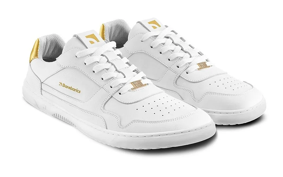 zapatos Barebarics Zing - White & Gold