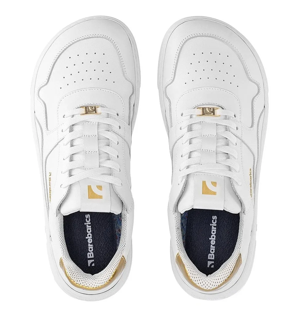 zapatos Barebarics Zing - White & Gold