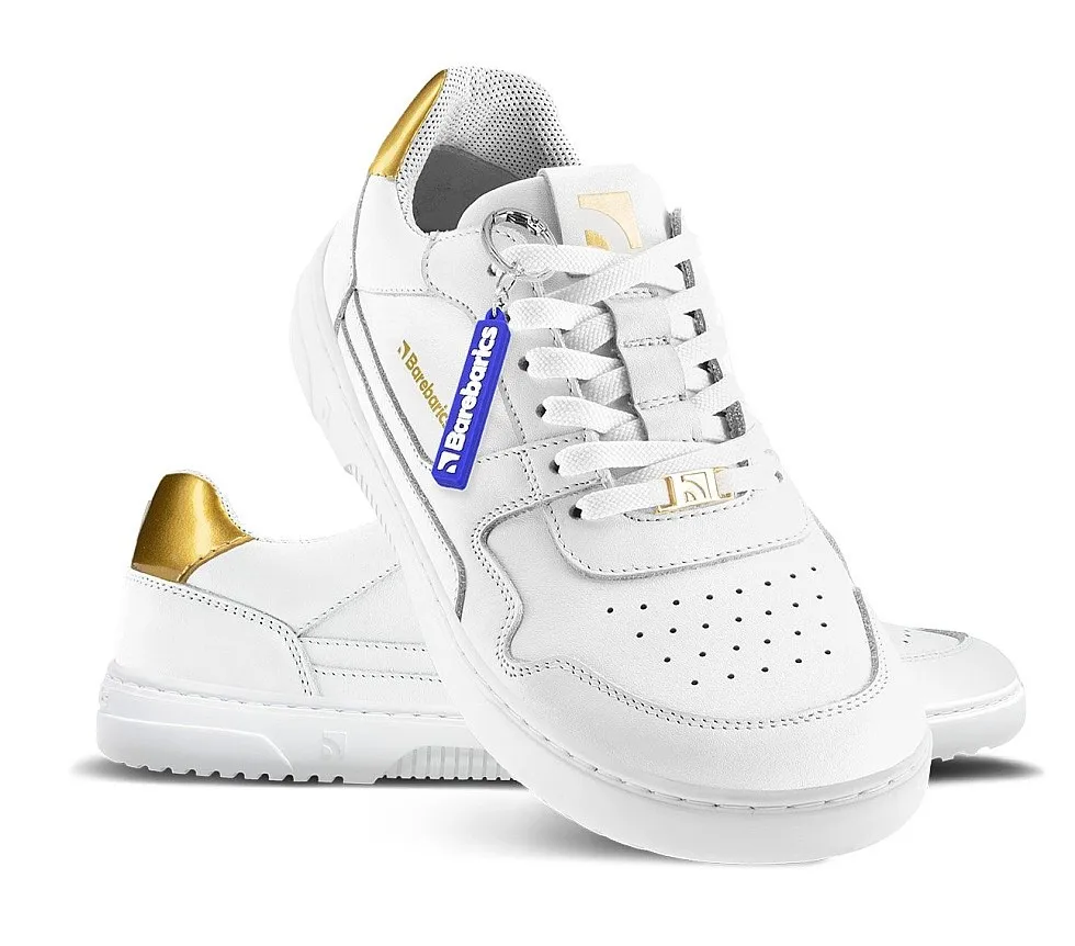 zapatos Barebarics Zing - White & Gold