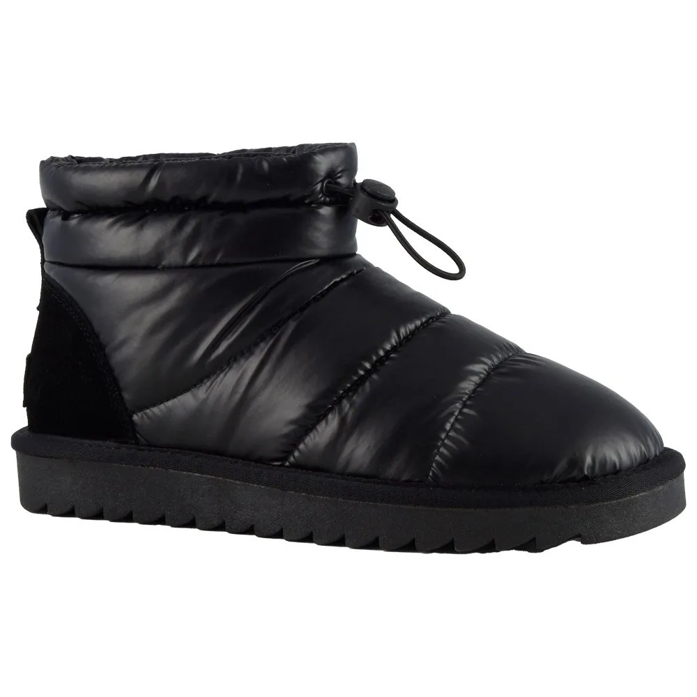 Zapatos Colors Of California Short Boot In Nylon Black