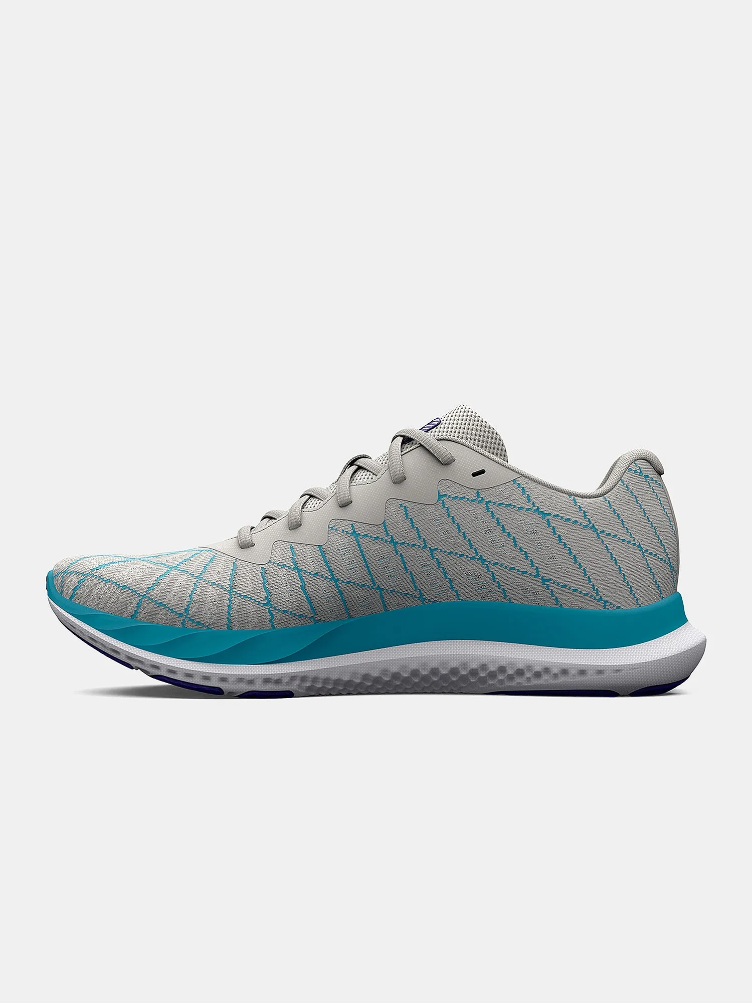 zapatos Under Armour Charged Breeze 2 - Gray Mist/Blue Surf - women´s