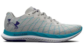 zapatos Under Armour Charged Breeze 2 - Gray Mist/Blue Surf - women´s