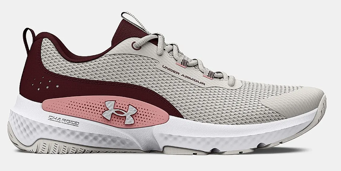 zapatos Under Armour Dynamic Select - White Clay/Deep Red/White - women´s