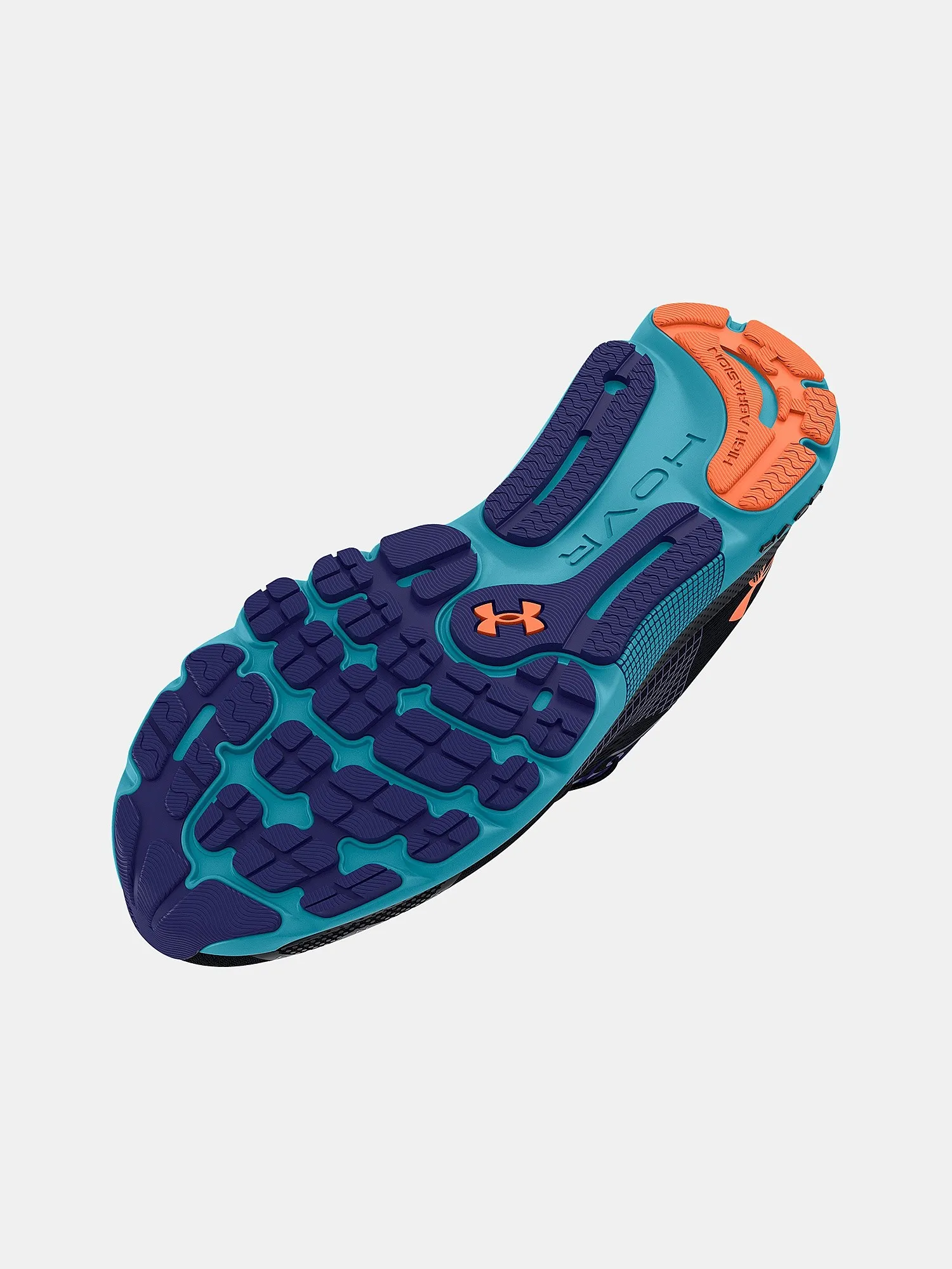 zapatos Under Armour Hovr Infinite 4 - Black/Blue Surf/Orange Blast - men´s