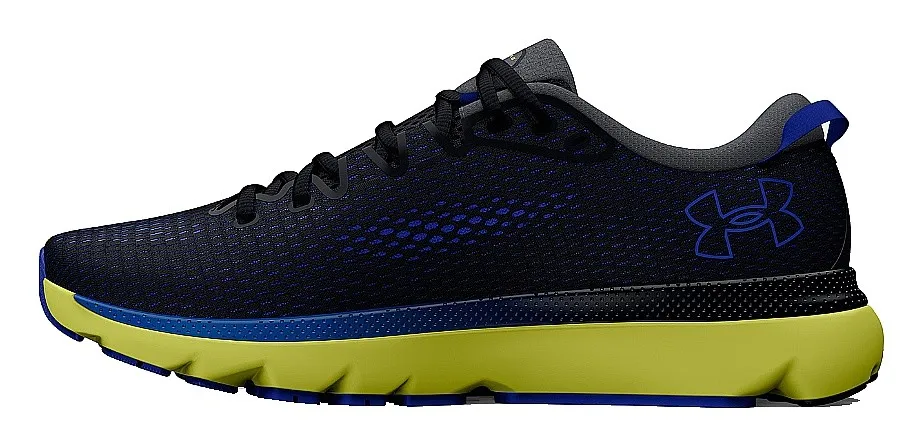 zapatos Under Armour Hovr Infinite 5 - Black/Lime Yellow/Team Royal - men´s