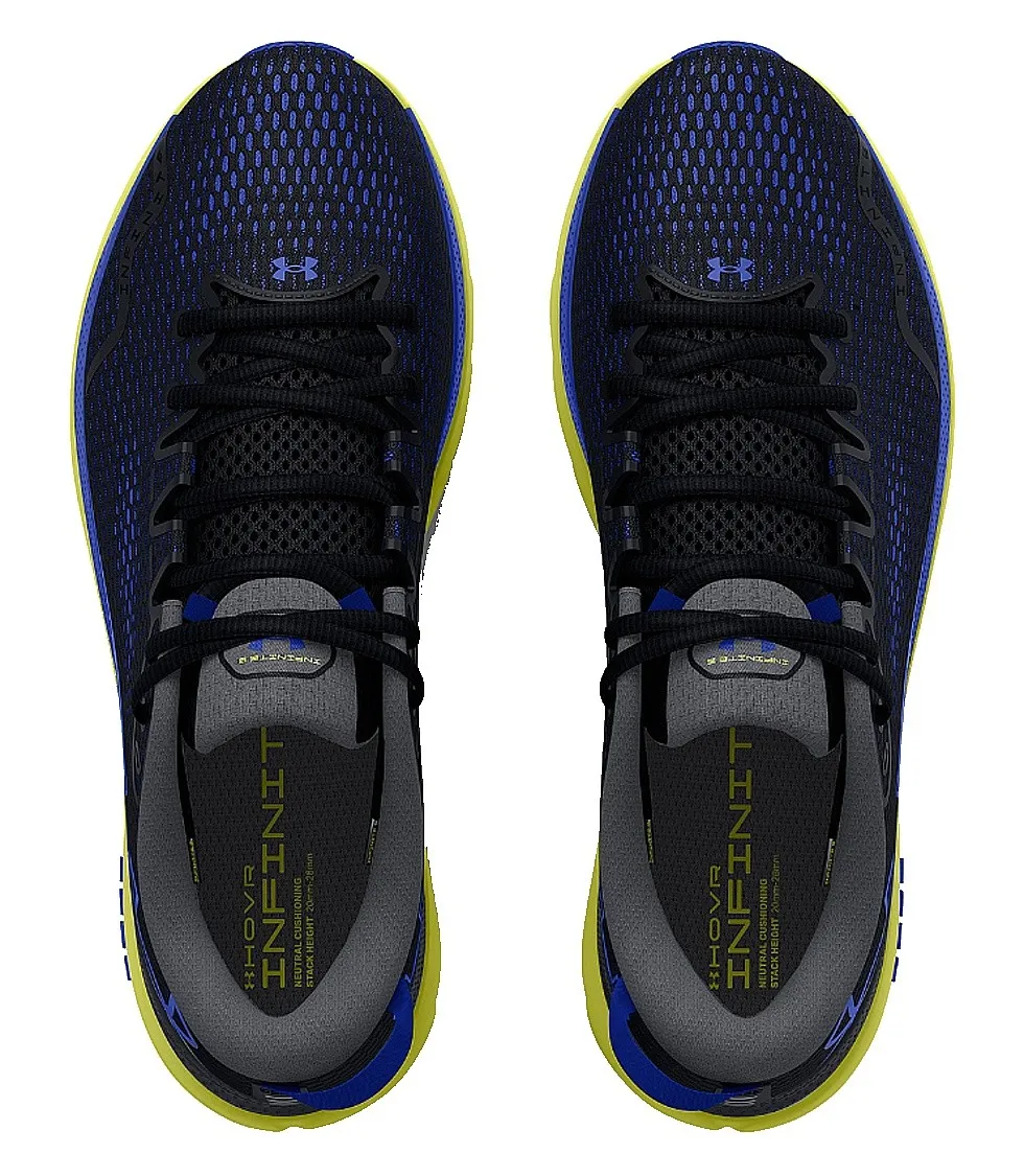 zapatos Under Armour Hovr Infinite 5 - Black/Lime Yellow/Team Royal - men´s