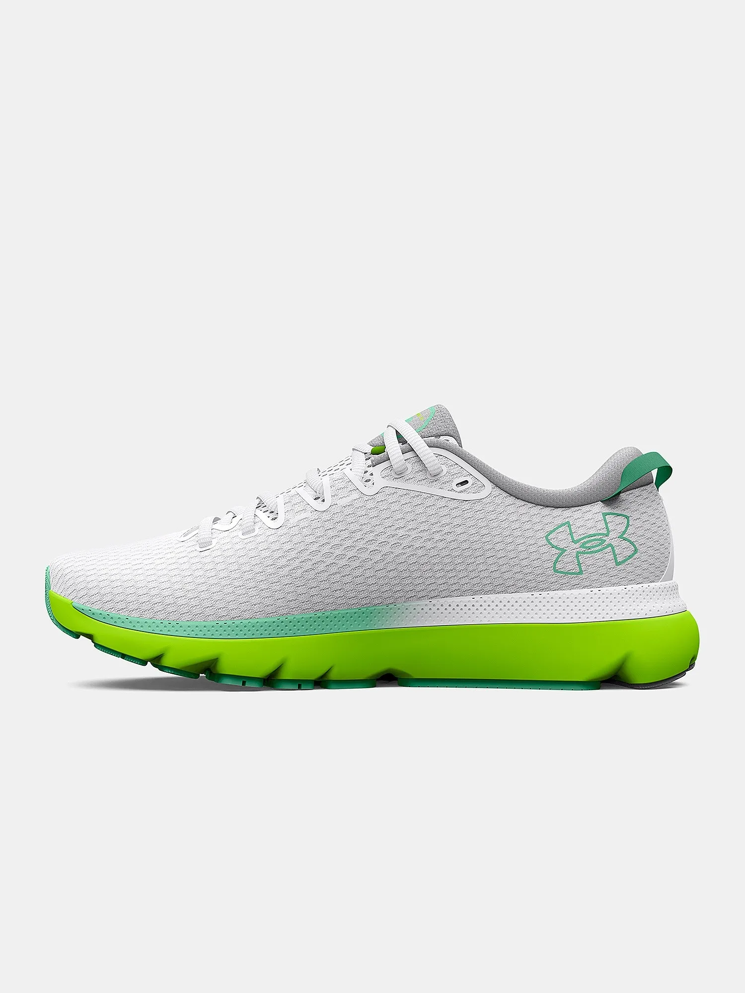 zapatos Under Armour Hovr Infinite 5 - White/Lime Surge - women´s