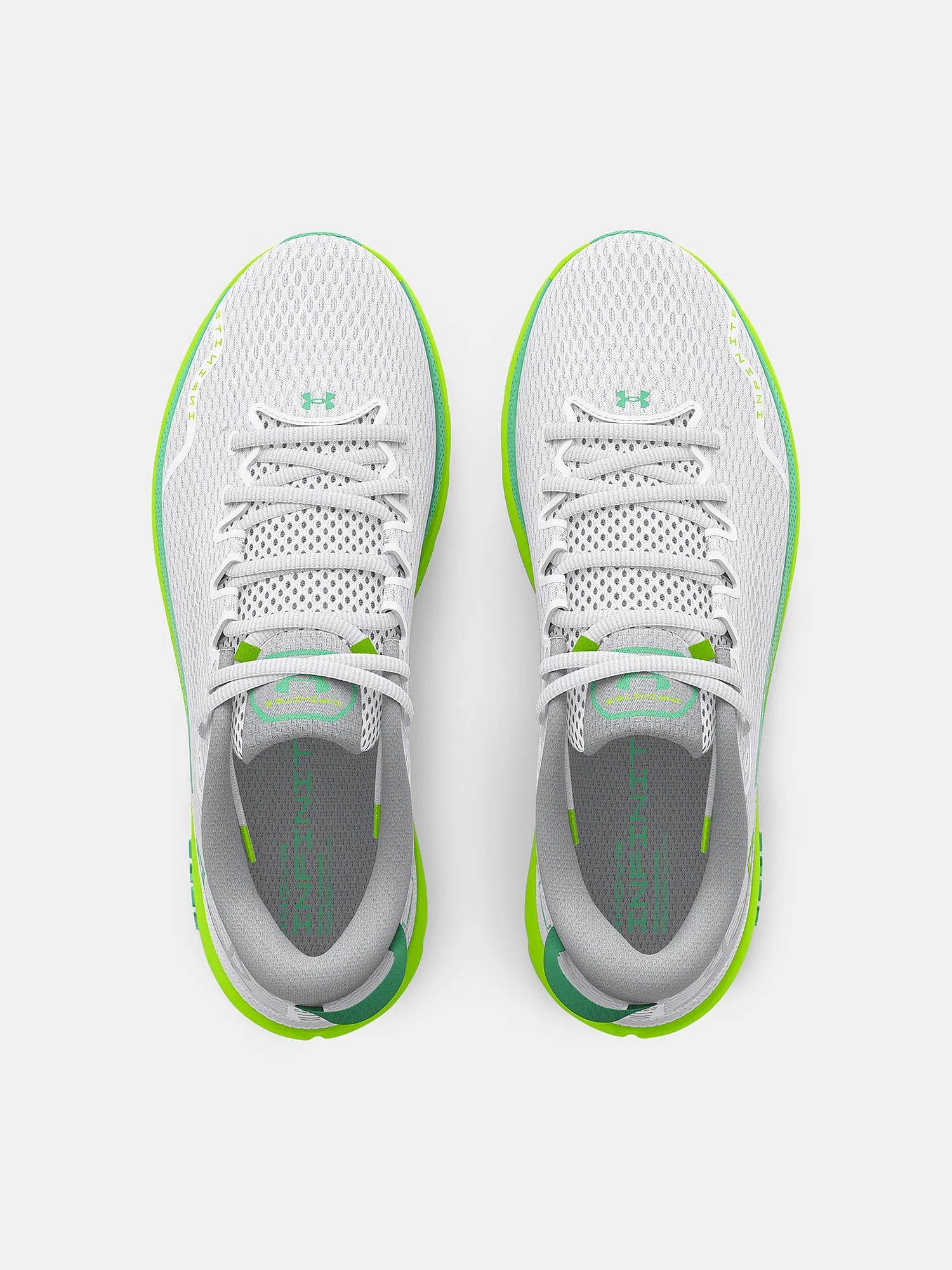 zapatos Under Armour Hovr Infinite 5 - White/Lime Surge - women´s