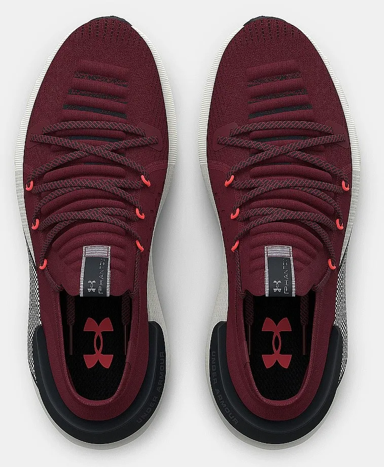 zapatos Under Armour Hovr Phantom 3 - Deep Red/White Clay/Black - men´s