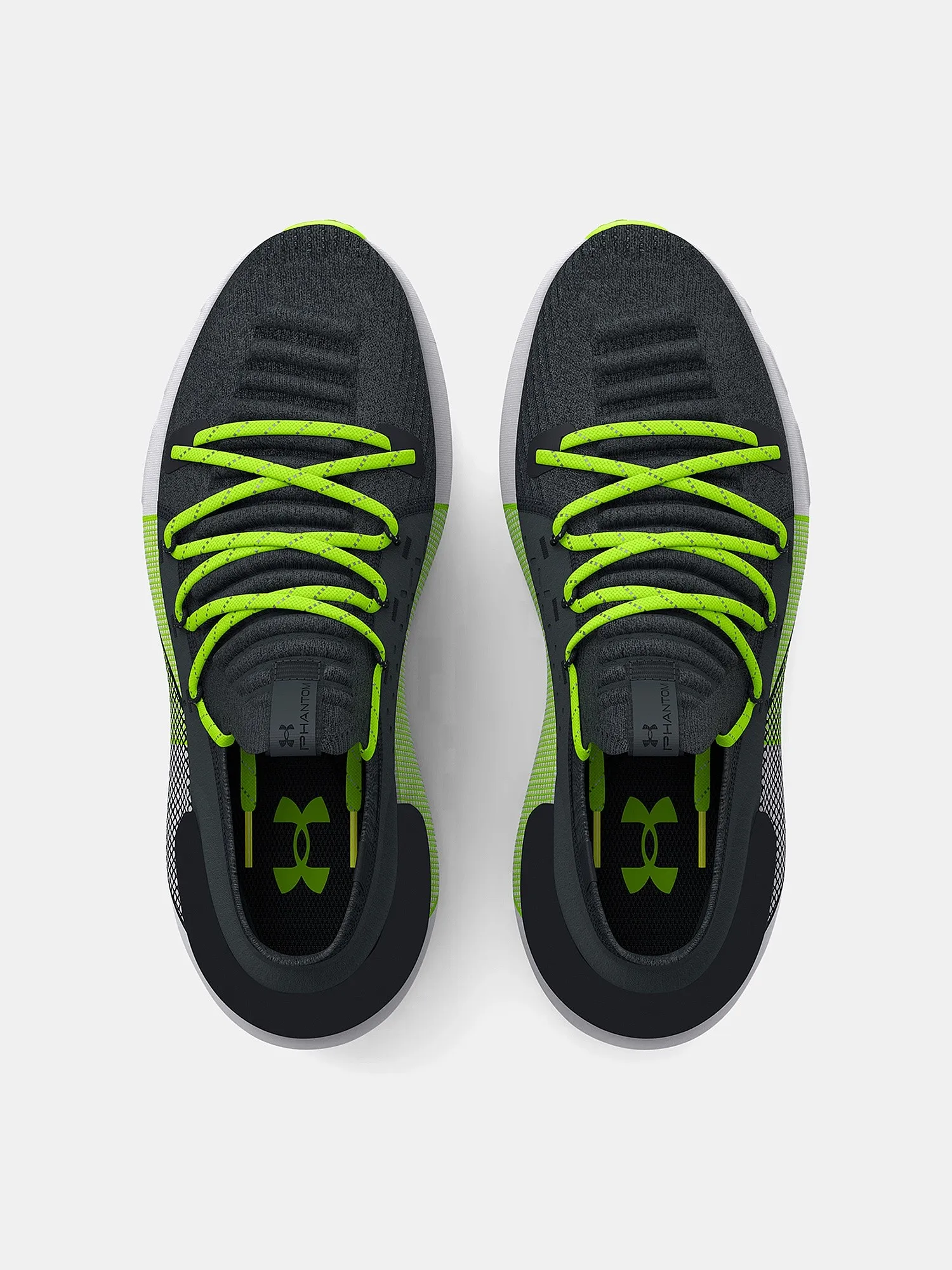 zapatos Under Armour Hovr Phantom 3 Reflect - Black/Lime Surge - men´s