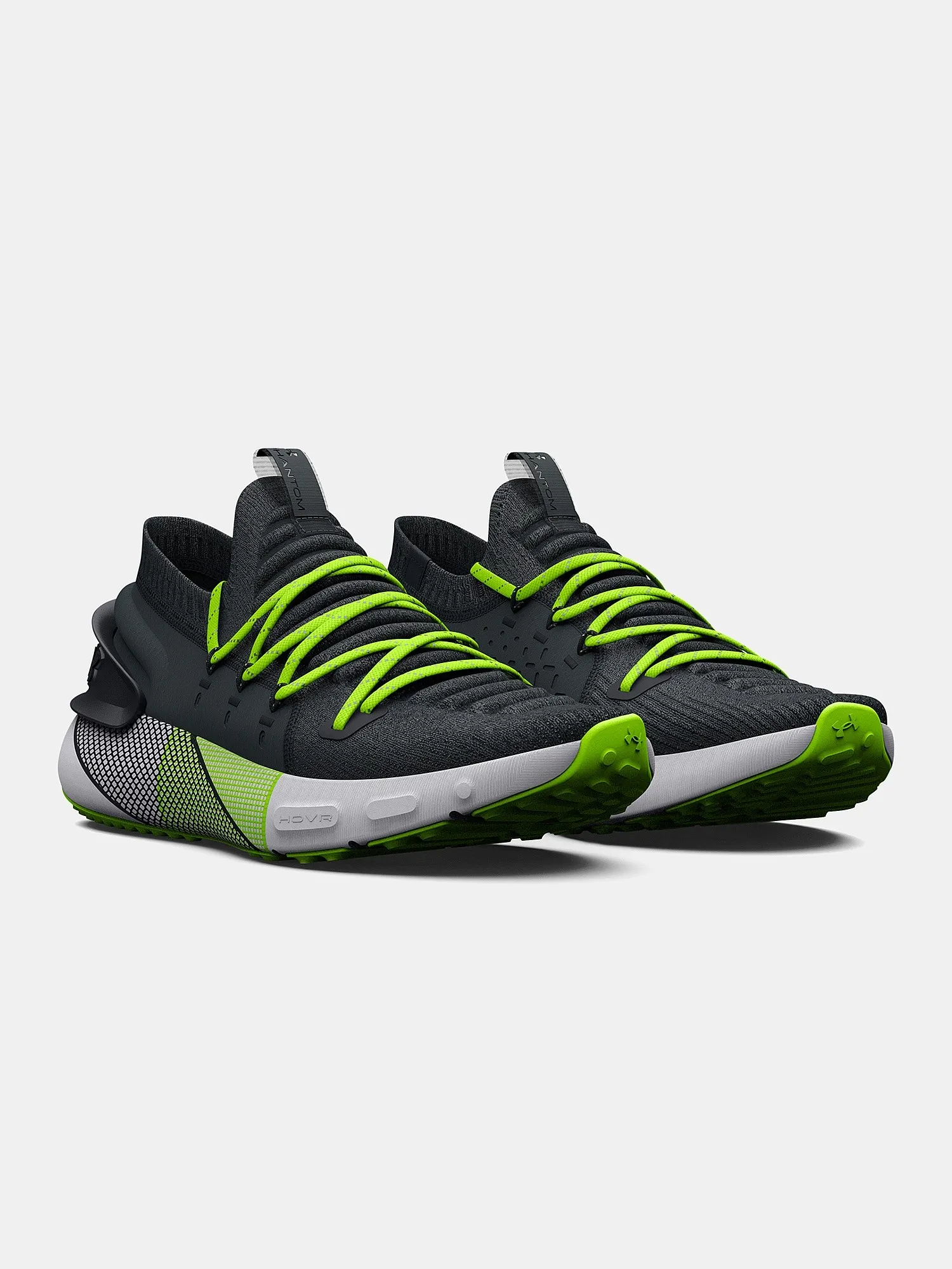 zapatos Under Armour Hovr Phantom 3 Reflect - Black/Lime Surge - men´s