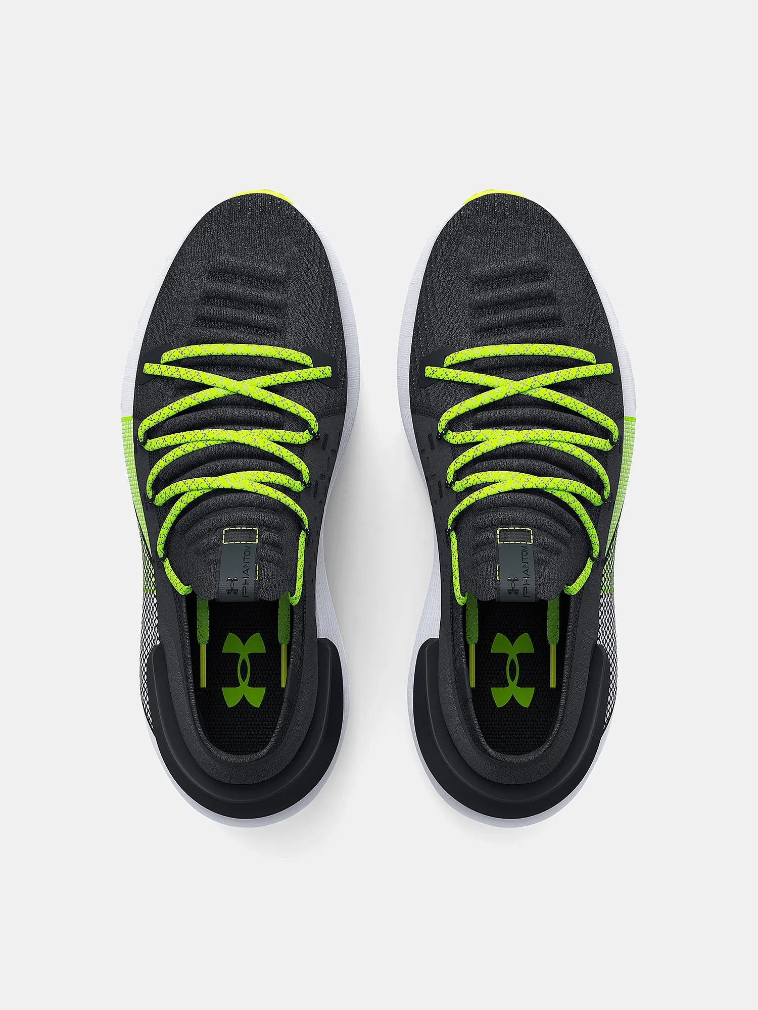 zapatos Under Armour Hovr Phantom 3 Reflect - Black/Lime Surge - women´s