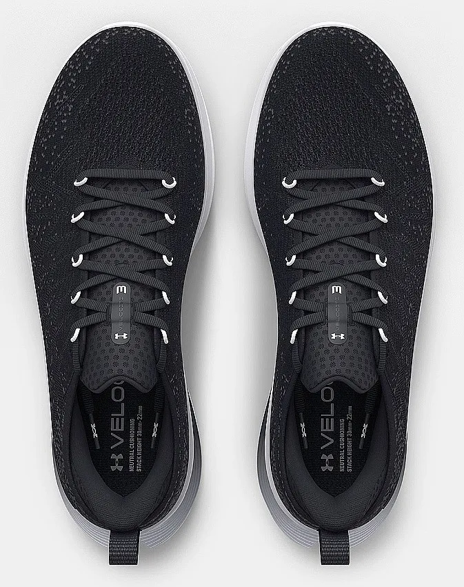 zapatos Under Armour Velociti 3 - Black/White - men´s