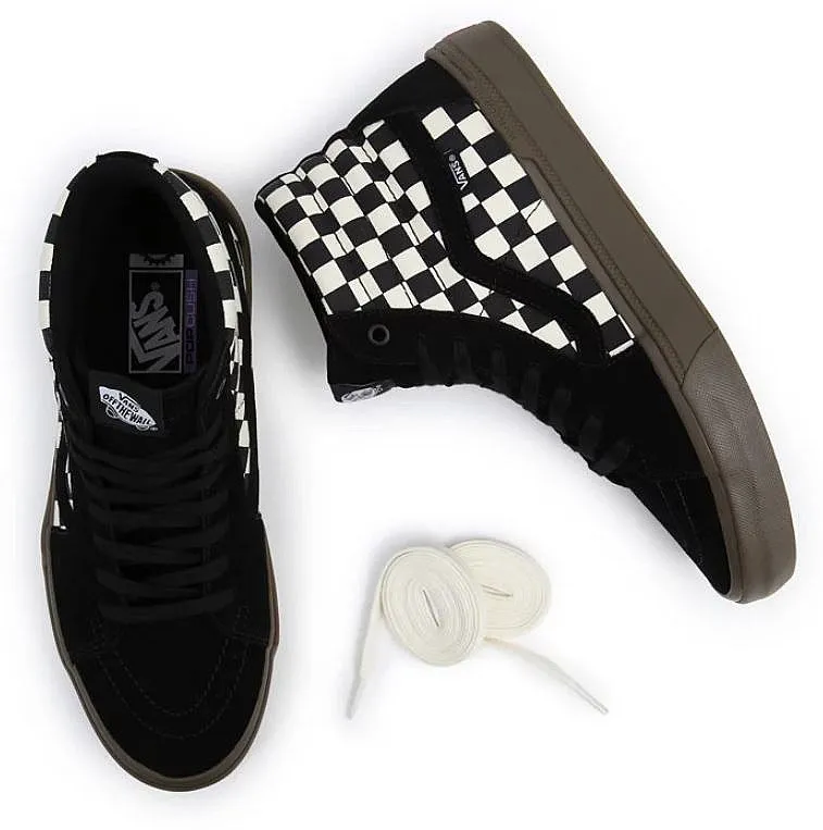 zapatos Vans BMX Sk8-Hi - Checkerboard Black/Dark Gum - men´s