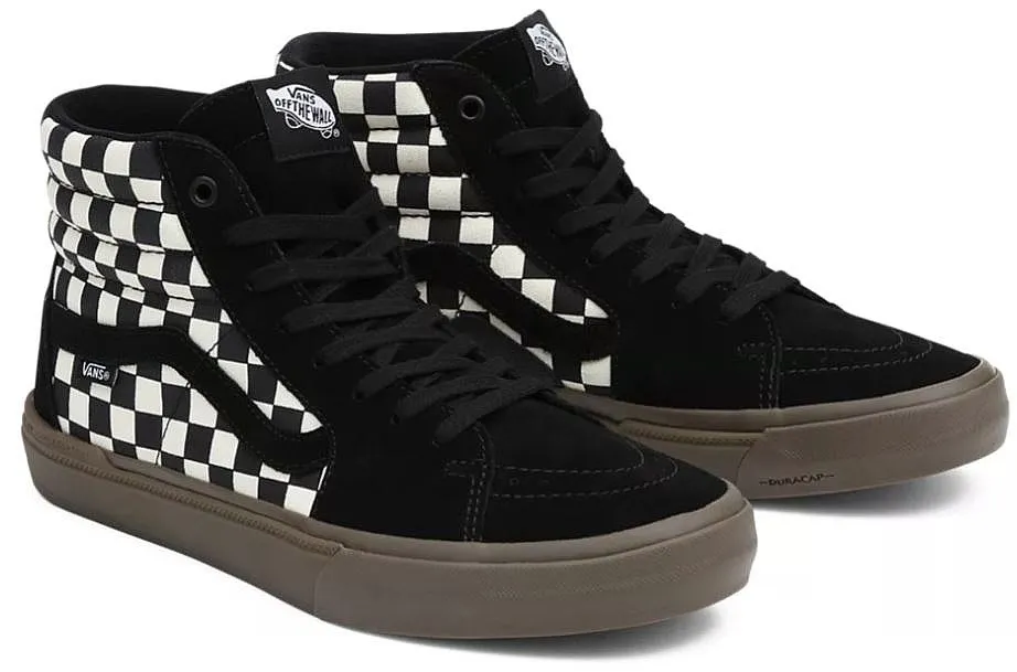 zapatos Vans BMX Sk8-Hi - Checkerboard Black/Dark Gum - men´s