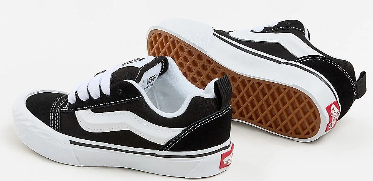 zapatos Vans Knu Skool - Black/White - kid´s