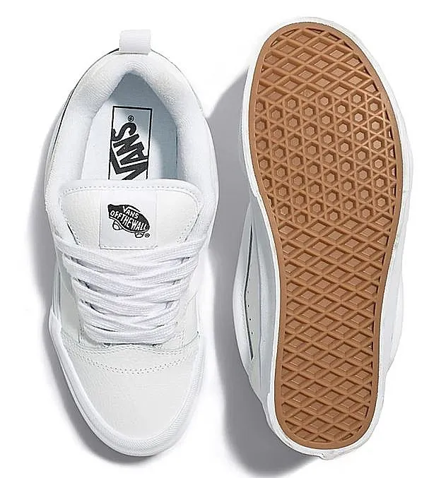 zapatos Vans Knu Skool Leather - White