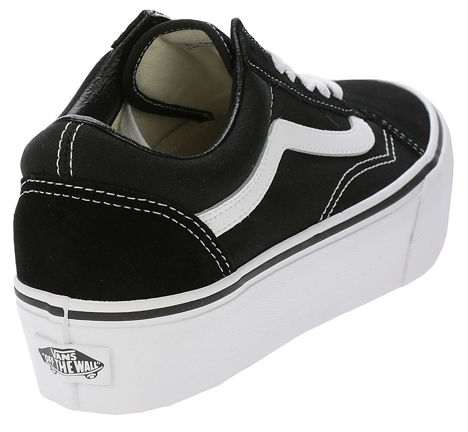 zapatos Vans Old Skool Platform - Black/White