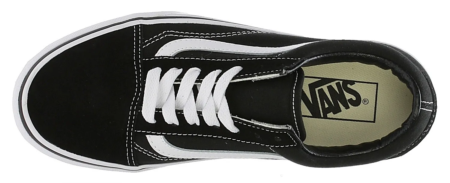 zapatos Vans Old Skool Platform - Black/White