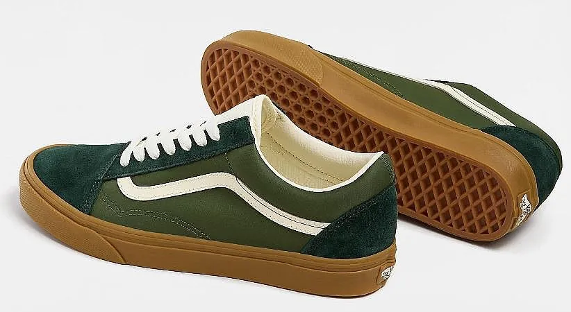 zapatos Vans Old Skool - Sporty Green/Gum