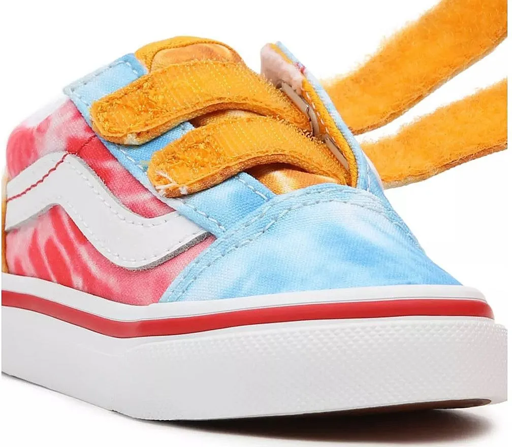 zapatos Vans Old Skool V - Tie Dye Block/Multi/True White - kid´s