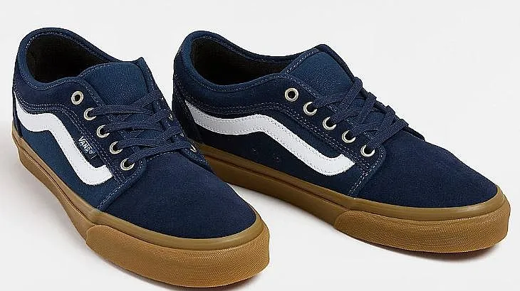 zapatos Vans Skate Chukka Low Sidestripe - Navy/Gum