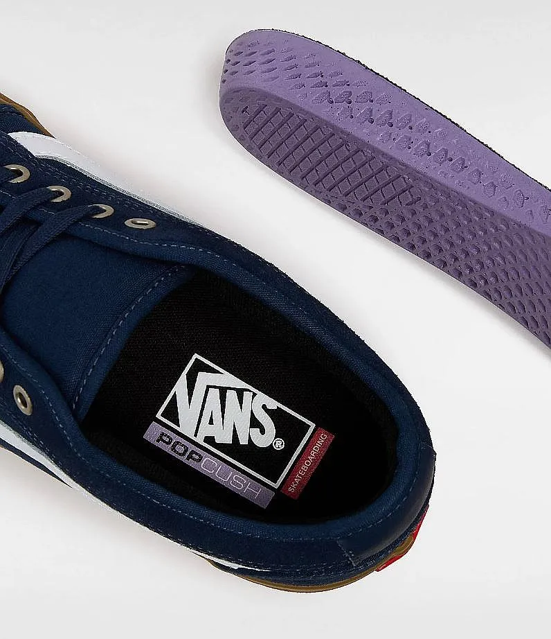 zapatos Vans Skate Chukka Low Sidestripe - Navy/Gum