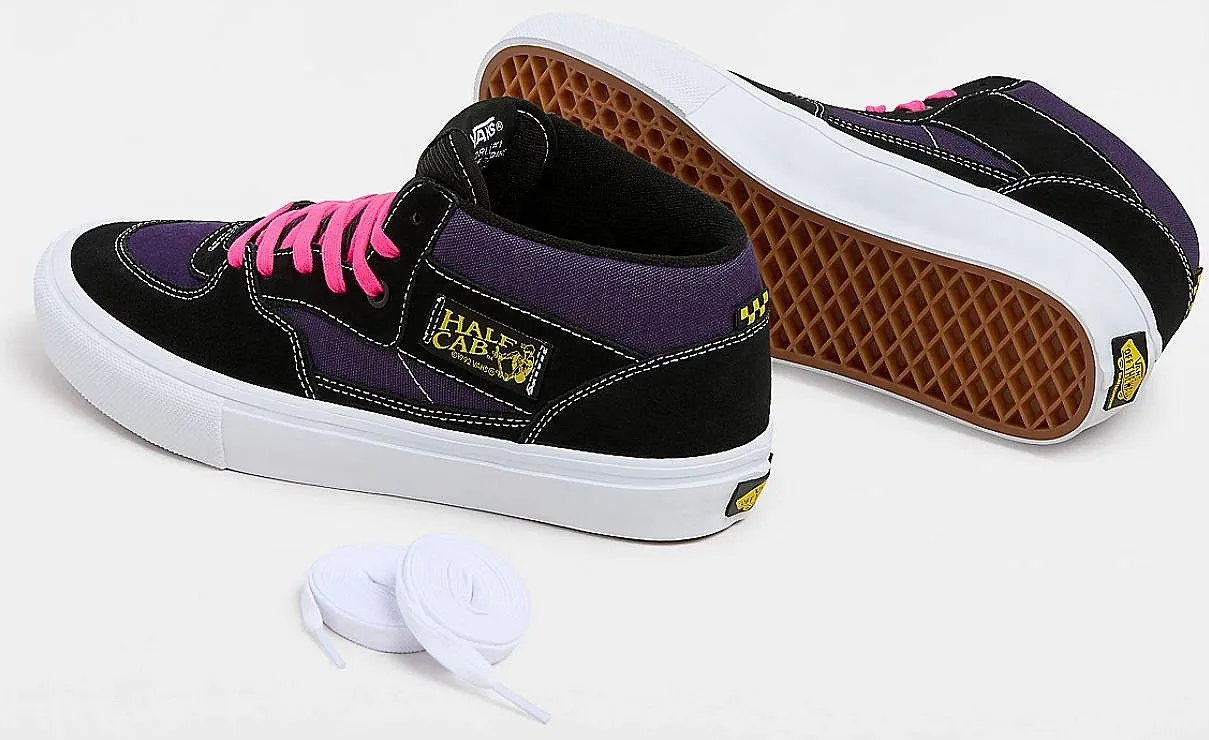 zapatos Vans Skate Half Cab - Black/Purple