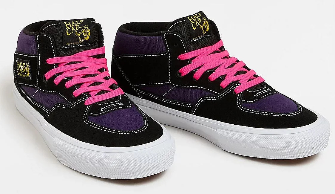 zapatos Vans Skate Half Cab - Black/Purple