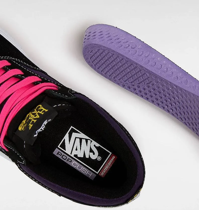 zapatos Vans Skate Half Cab - Black/Purple