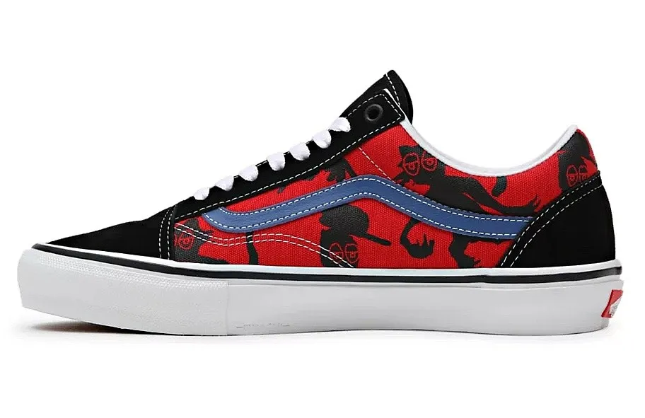 zapatos Vans Skate Old Skool - Krooked B Nnatasforray/Red - men´s