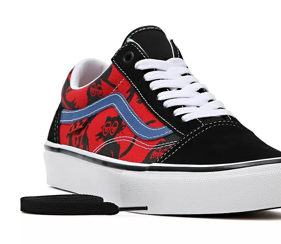 zapatos Vans Skate Old Skool - Krooked B Nnatasforray/Red - men´s