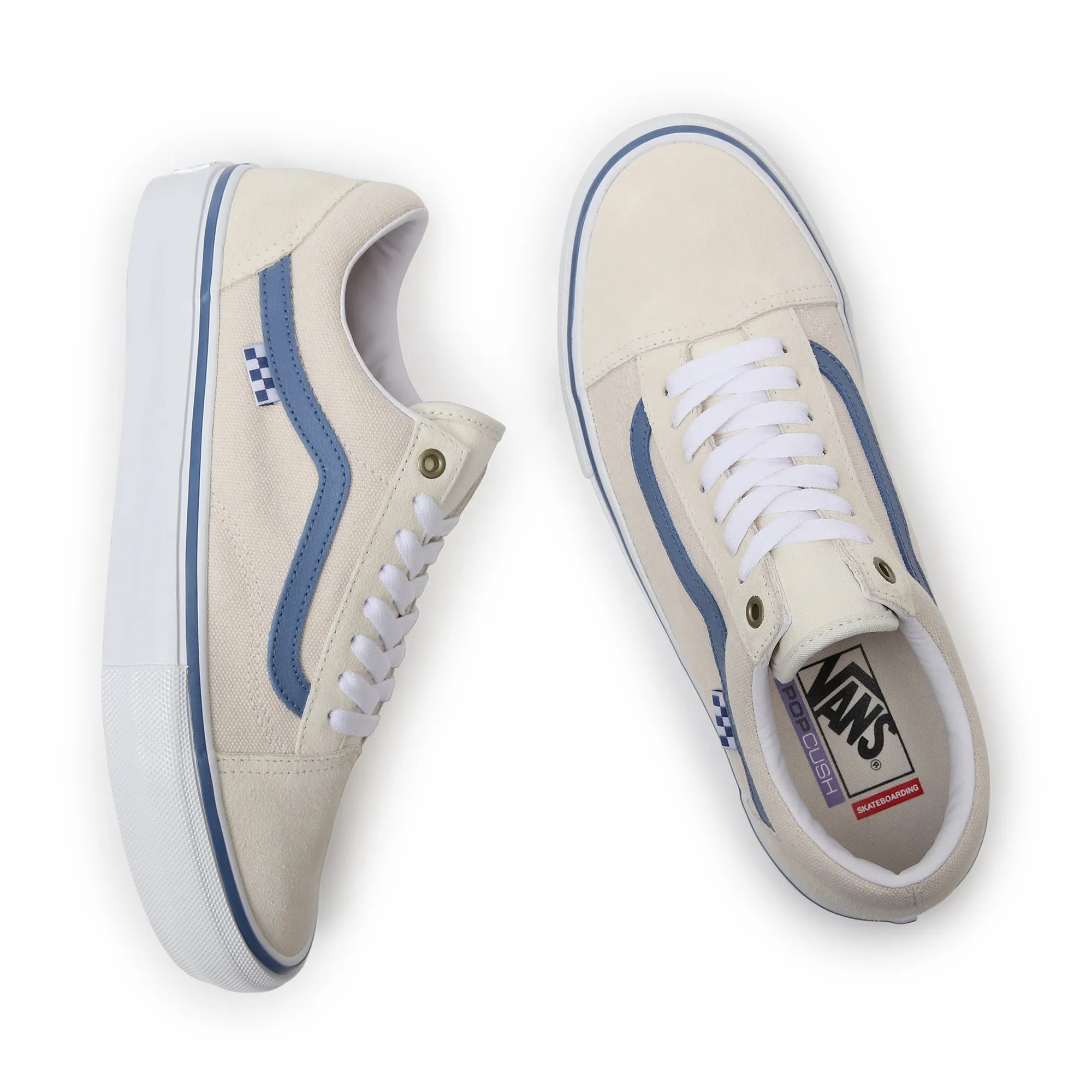 zapatos Vans Skate Old Skool - Raw Canvas/Classic White - men´s