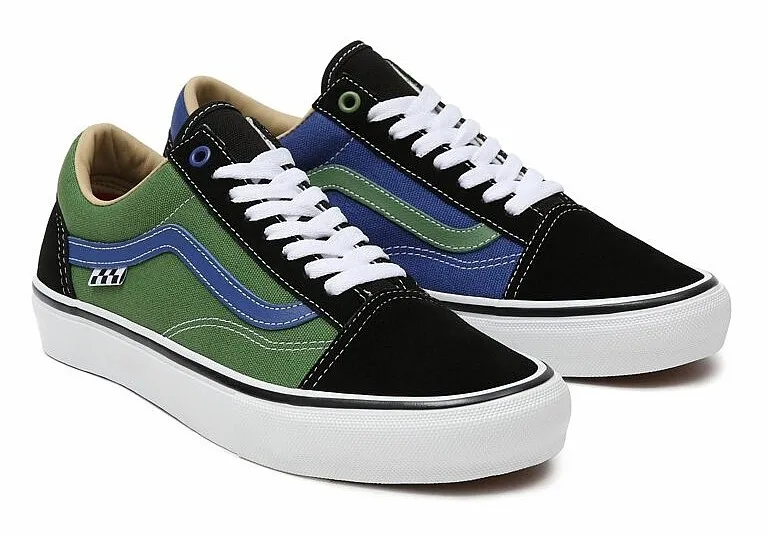 zapatos Vans Skate Old Skool - University/Green/Blue - men´s