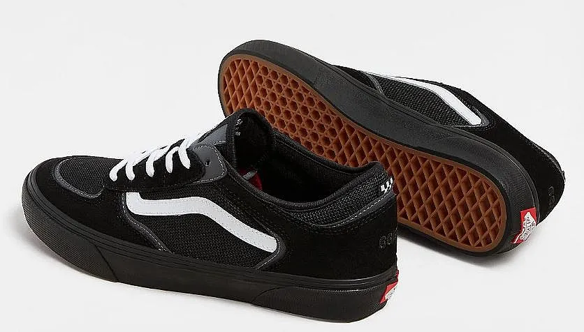 zapatos Vans Skate Rowley - Black/White/Black