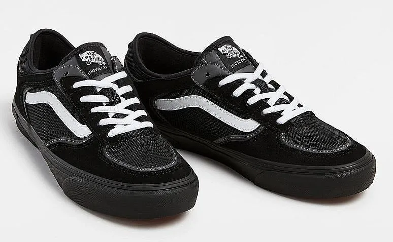 zapatos Vans Skate Rowley - Black/White/Black