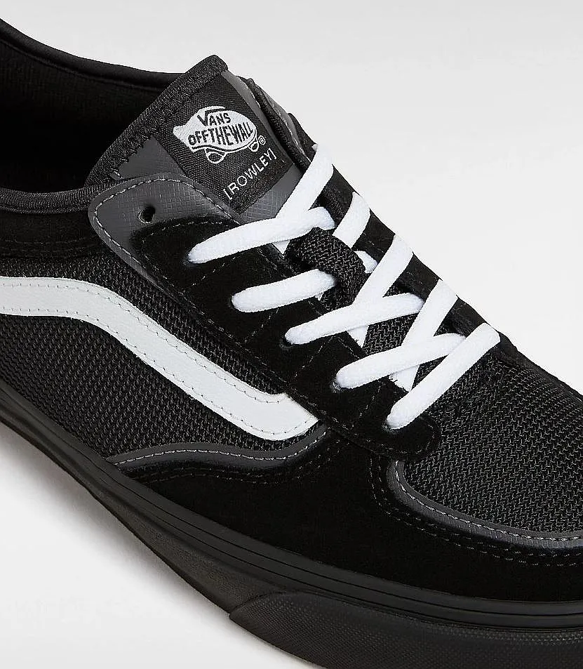 zapatos Vans Skate Rowley - Black/White/Black