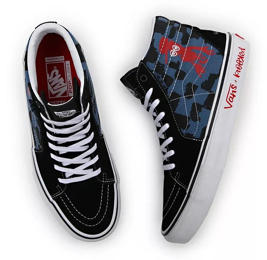 zapatos Vans Skate Sk8-Hi - Krooked B Natasforray/Blue - men´s