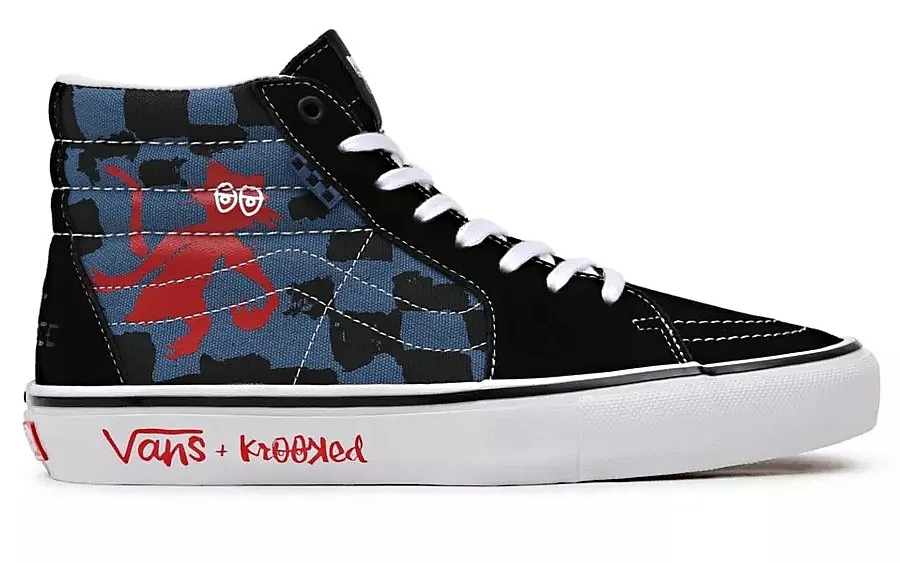 zapatos Vans Skate Sk8-Hi - Krooked B Natasforray/Blue - men´s