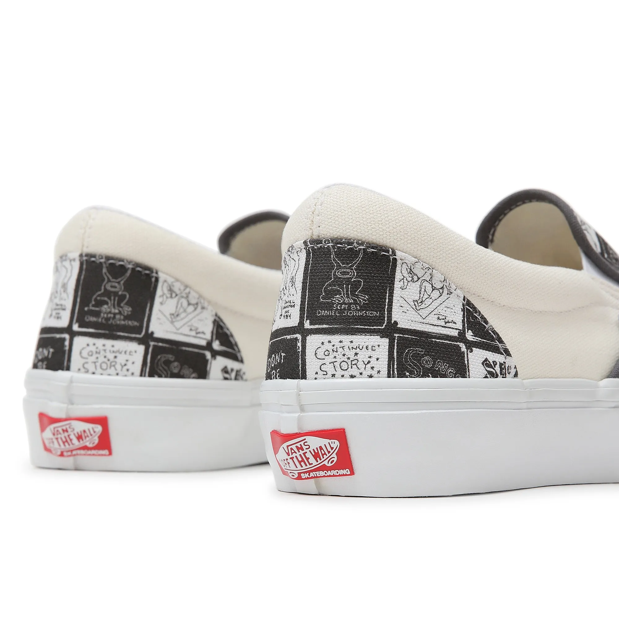 zapatos Vans Skate Slip-On - Daniel Johnston/Raven - men´s