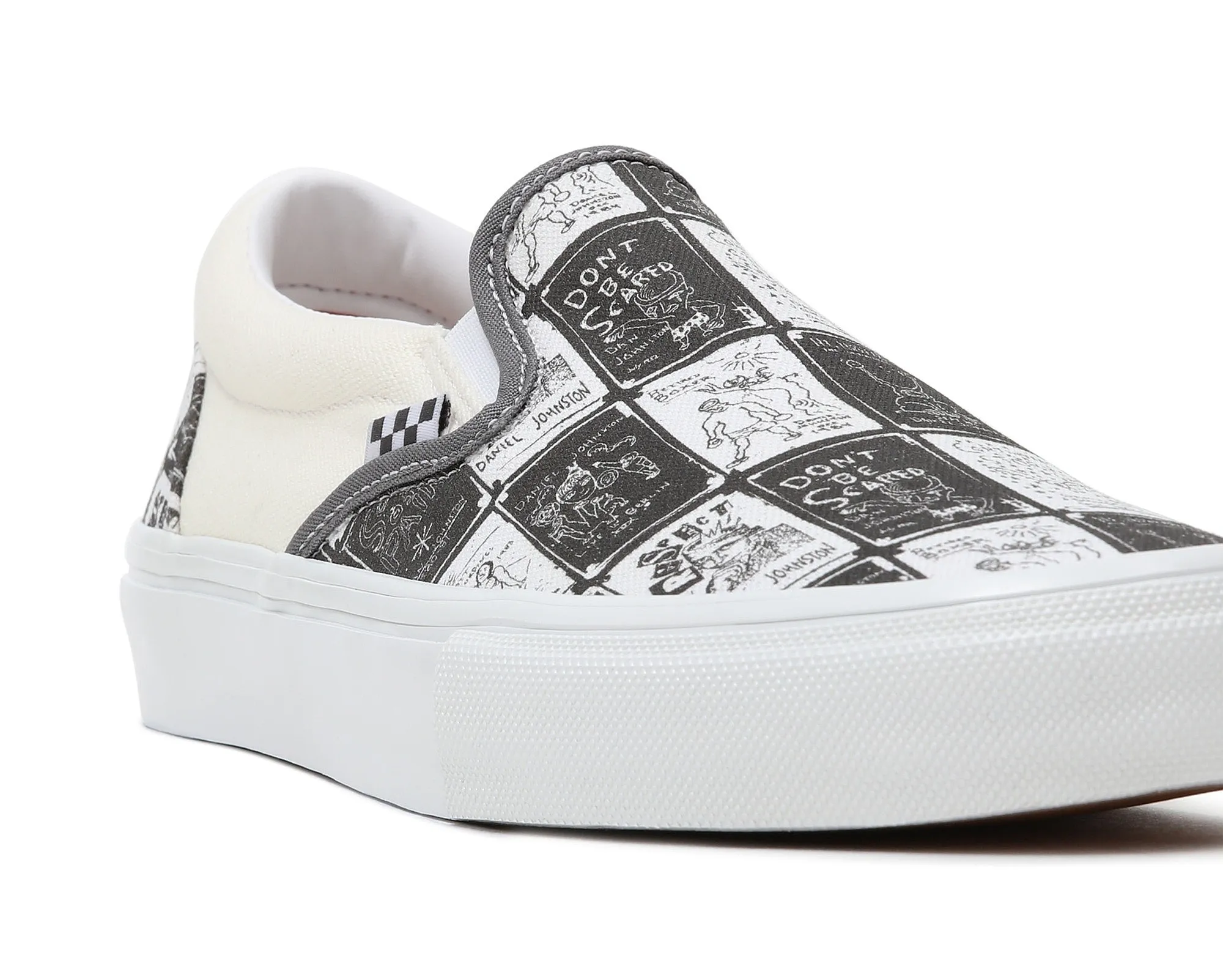 zapatos Vans Skate Slip-On - Daniel Johnston/Raven - men´s