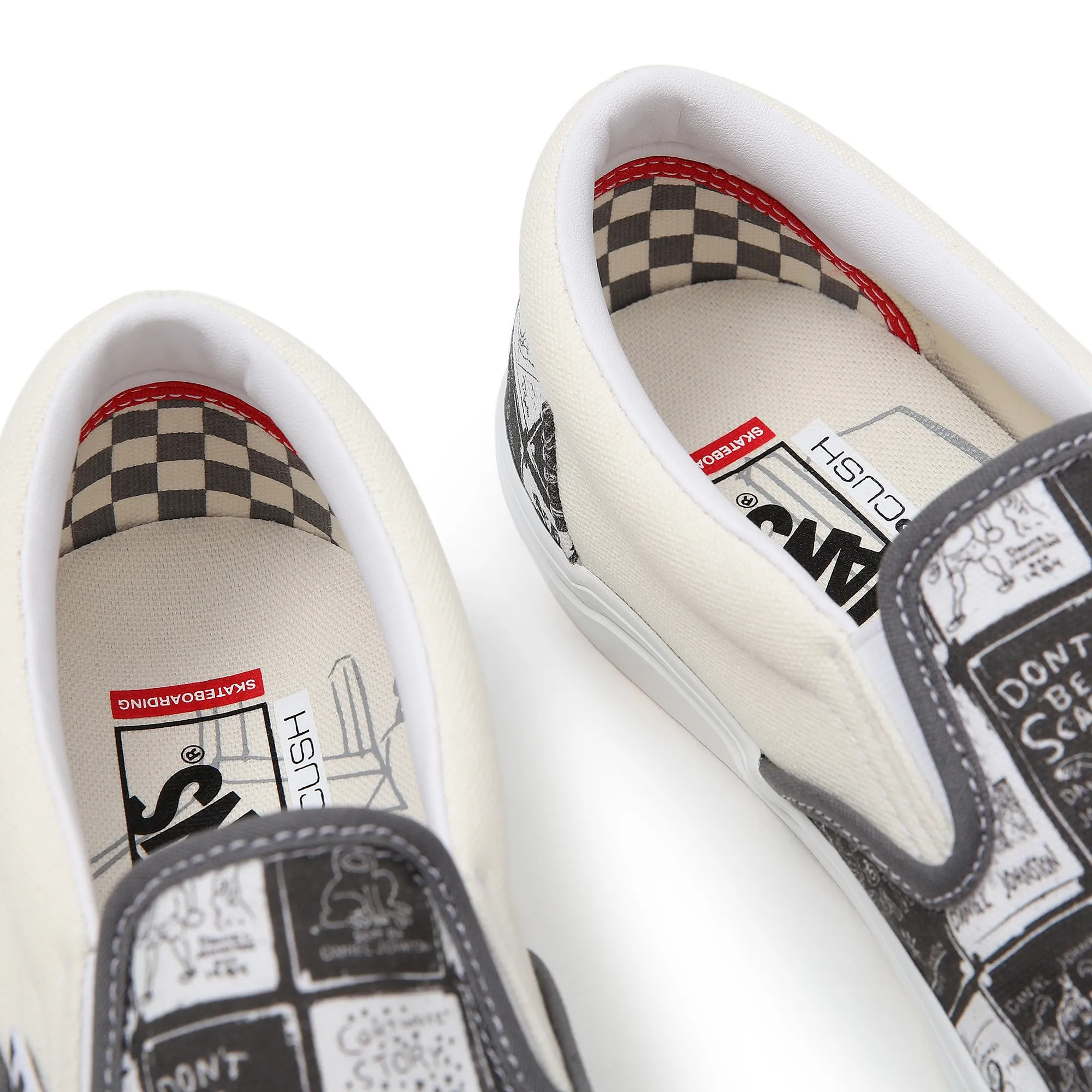 zapatos Vans Skate Slip-On - Daniel Johnston/Raven - men´s