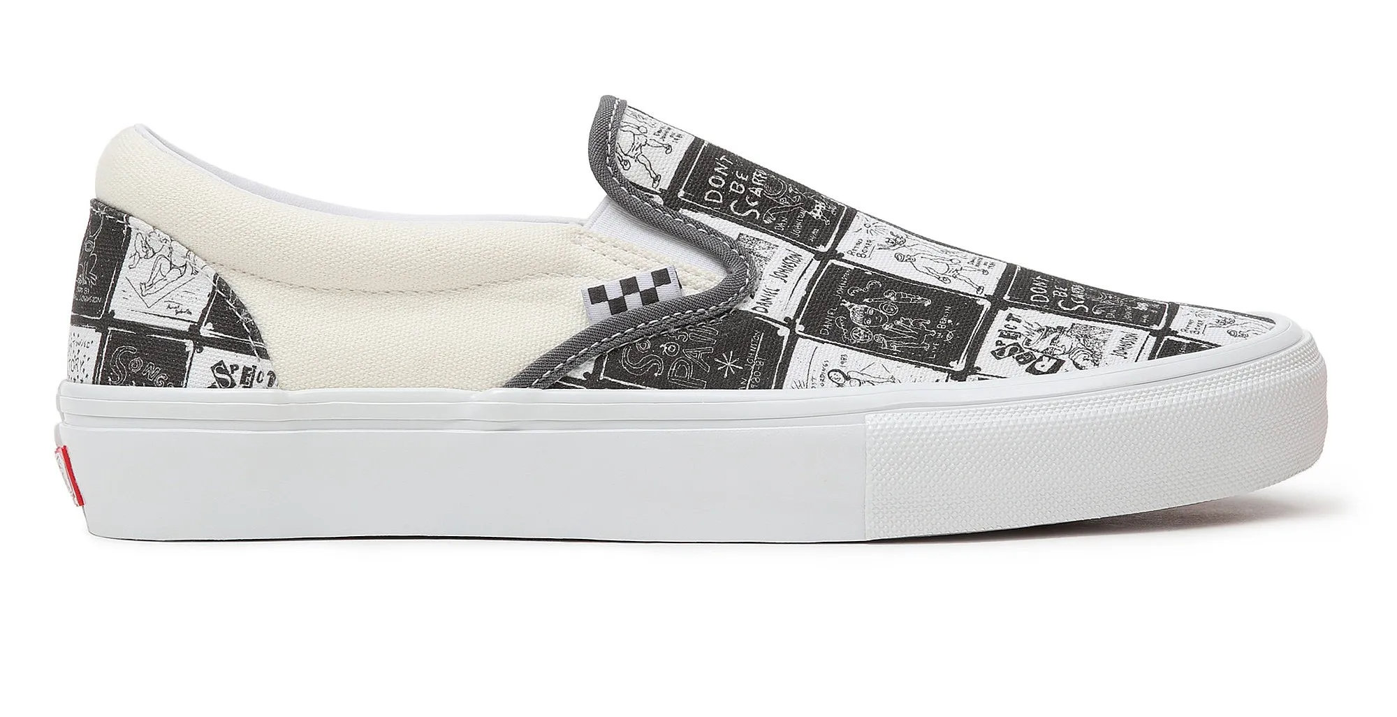 zapatos Vans Skate Slip-On - Daniel Johnston/Raven - men´s