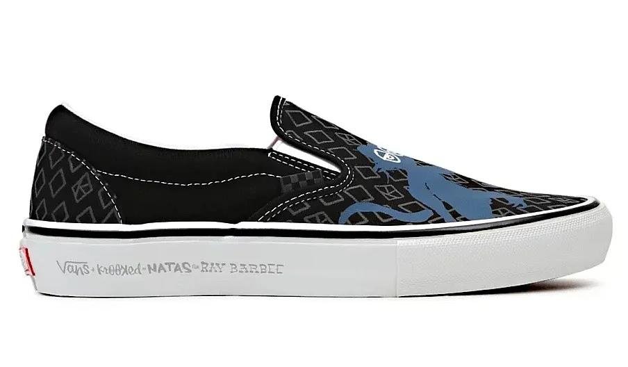 zapatos Vans Skate Slip-On - Krooked B Natasforray/Black - men´s