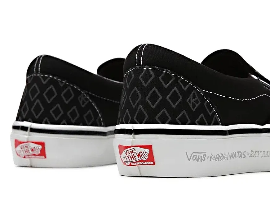 zapatos Vans Skate Slip-On - Krooked B Natasforray/Black - men´s