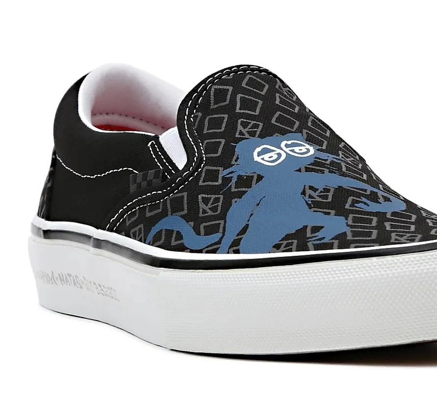 zapatos Vans Skate Slip-On - Krooked B Natasforray/Black - men´s