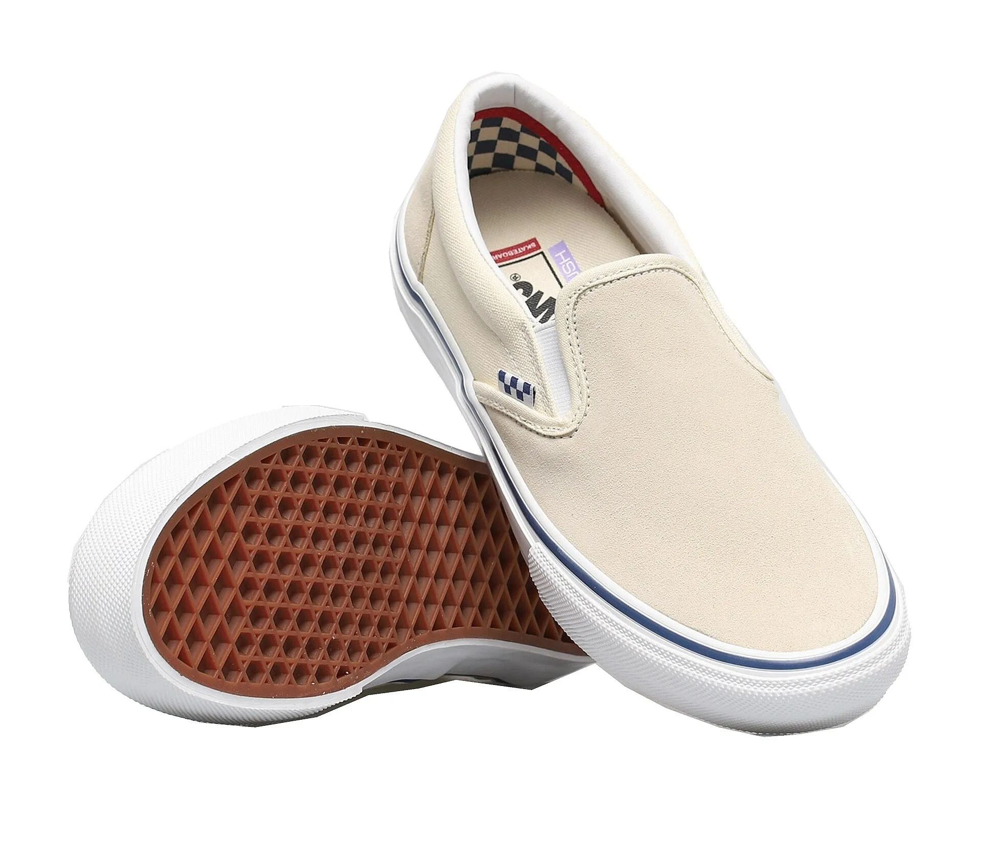 zapatos Vans Skate Slip-On - Raw Canvas/Classic White - men´s