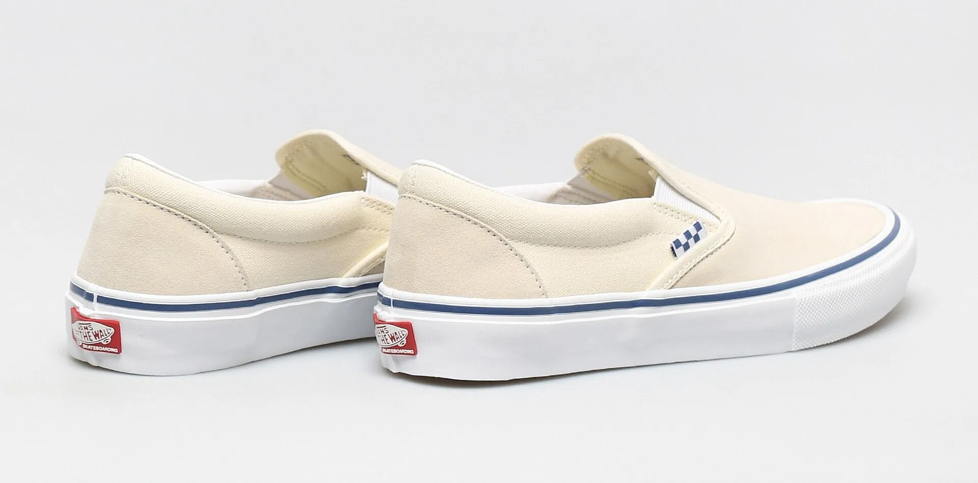 zapatos Vans Skate Slip-On - Raw Canvas/Classic White - men´s