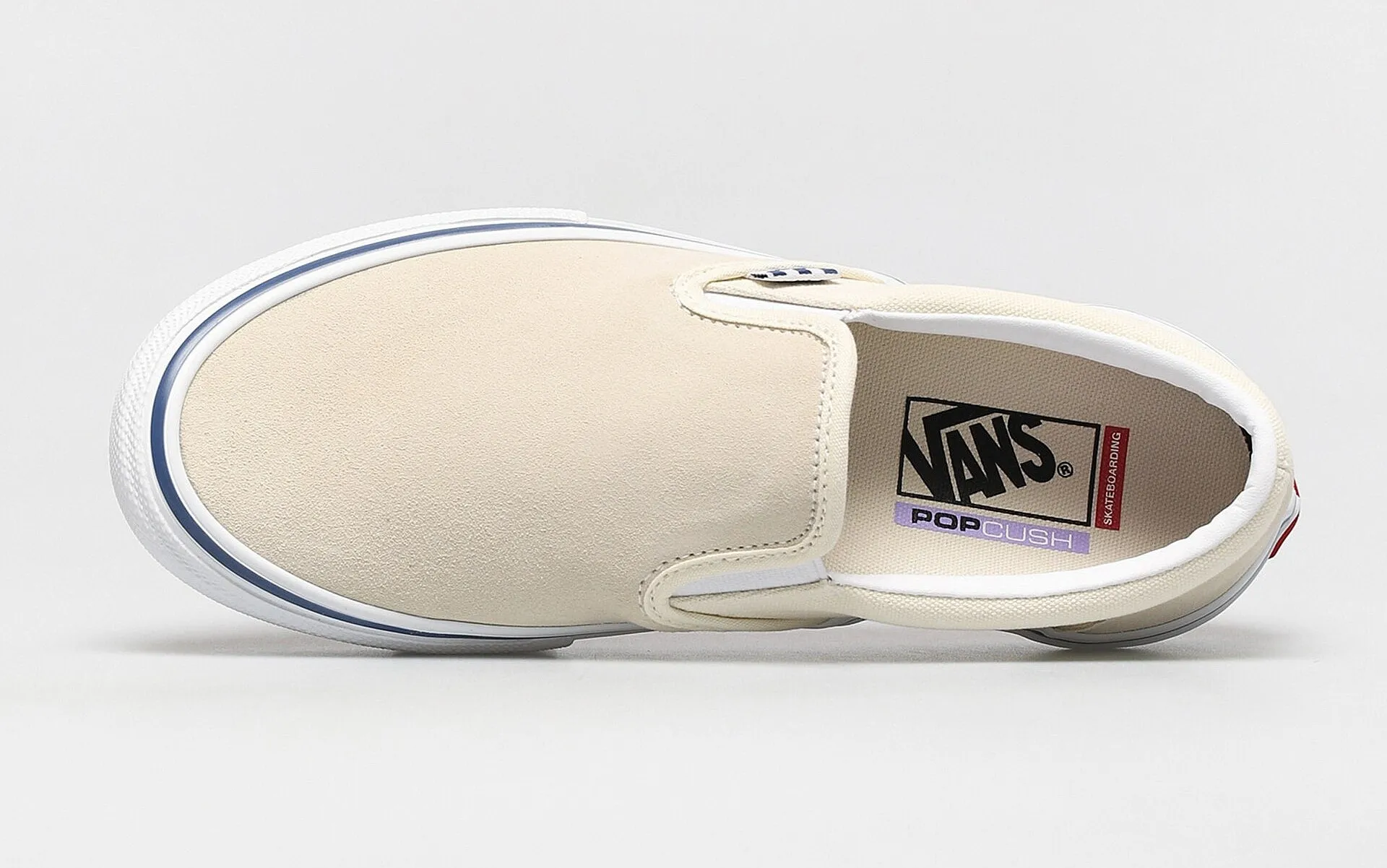 zapatos Vans Skate Slip-On - Raw Canvas/Classic White - men´s